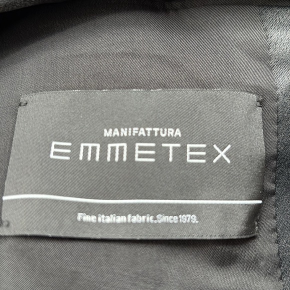 NWT Banana Republic Slim Italian Satin Black Blazer Size 6 Petite. - Picture 7 of 11